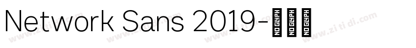 Network Sans 2019字体转换